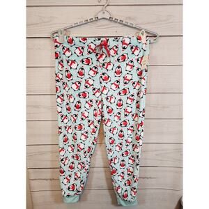 Secret‎ Treasures Multicolor Penguin Super Soft Fleece Sleep Jogger Size 2X NWT